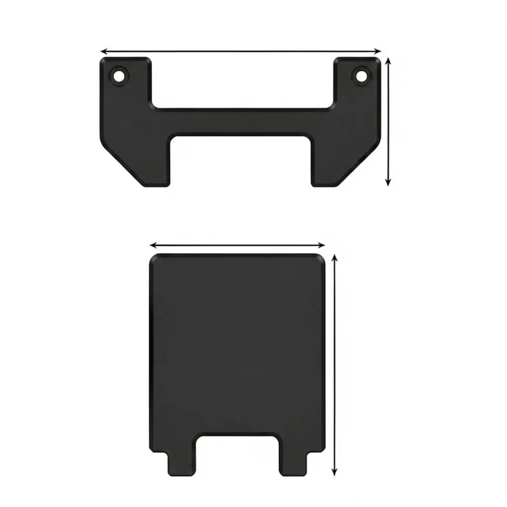 Metal Wiper Block Accessory For For Bambu Lab X1 P1P 3D Printer Nozzle Cleaning Module Precision Machined Support Parts