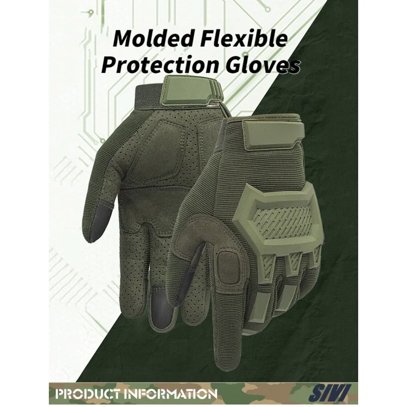 Tactical Gloves Shooting Finger Fishing Touch Screen Mittens for Work Cycling US
