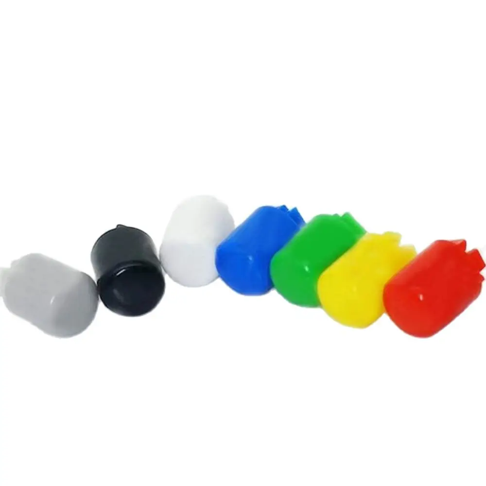 100pcs 9*12.8mm Push Button Switch Cap Round Button Cover for 12*12mm Square Tactile Switches