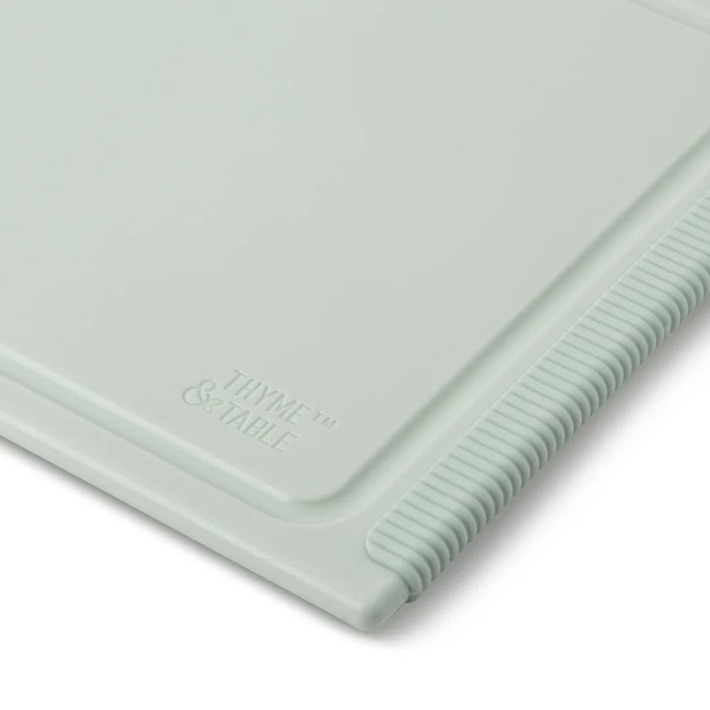 لوح تقطيع بولي متين غير قابل للانزلاق مستطيل 10 بوصة × 14 بوصة عصير سهل التنظيف على الوجهين للمطبخ ضروري #3