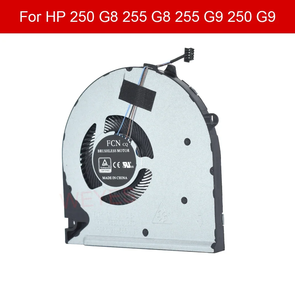 

Новинка для HP 250 G8 255 G8 255 G9 250 G9 15-DU 15S-DU0002TX 15-DW 15S-DY TPN-C139, охлаждающий вентилятор для процессора ноутбука, 5 в постоянного тока, 4 контакта