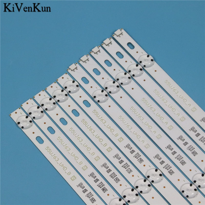Kits TV's Illumination Bar Innotek 17Y 55inch_A-Type_Rev0.0 Backlight Strip 55LJ55/55UJ63_A/B_8LED_REV01 Array Bands EAV63632406