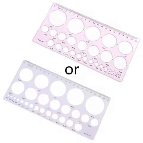 Flange Measuring Tool Skin Friendly Nipple Ruler Nipple Diameter Circle Ruler