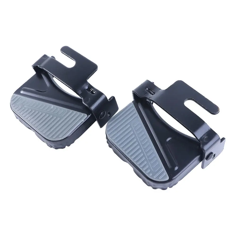 

1 Pair Folded Steel Bike Parts Child Rear Seat Pedal Cycling Bike Footrest Folding Pedal Bicycle Rear Pedals Stand Footpegs