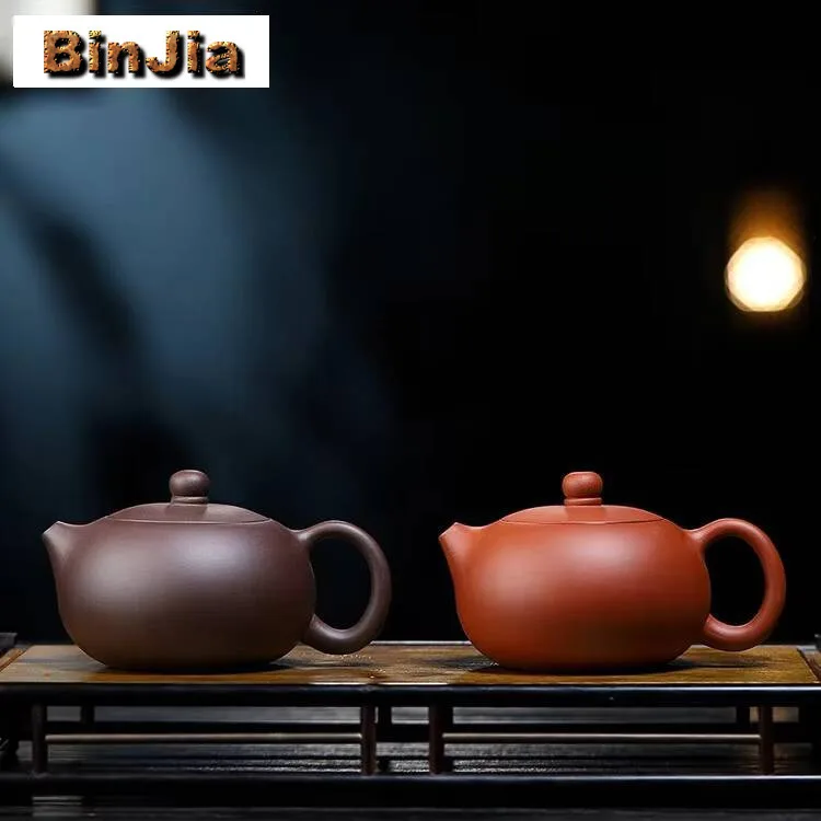 

Исин Фиолетовые глиняные чайники ручной работы Xishi Pot Чайник из необработанной руды и грязи с фильтром Чайный сервиз Zisha Предметы Ремесленная посуда для напитков Подарок