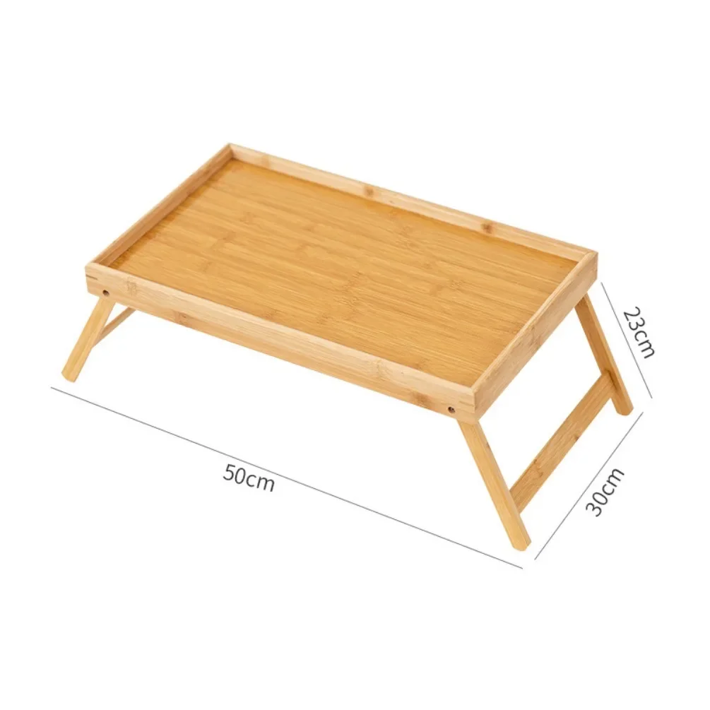 Wooden Foldable Table Bed Tray Folding Column Laptop Cooling Holder Adjustable Stand Portable Camping Picnic Desk Drawing Table