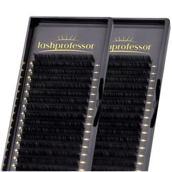 Lashprofessor Individual Eyelash Extensions 5-20mm Premium Fake Mink Lash Extensions Matte Black False Soft Eyelash For Makeup