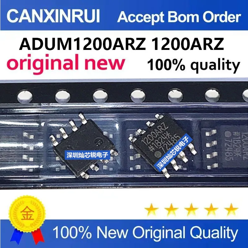 (5-Pack) ADUM1200ARZ ADUM1200BRZ SOP8 Surface Mount Devices SMD Electronic Components 1200ARZ 1200BRZ Original