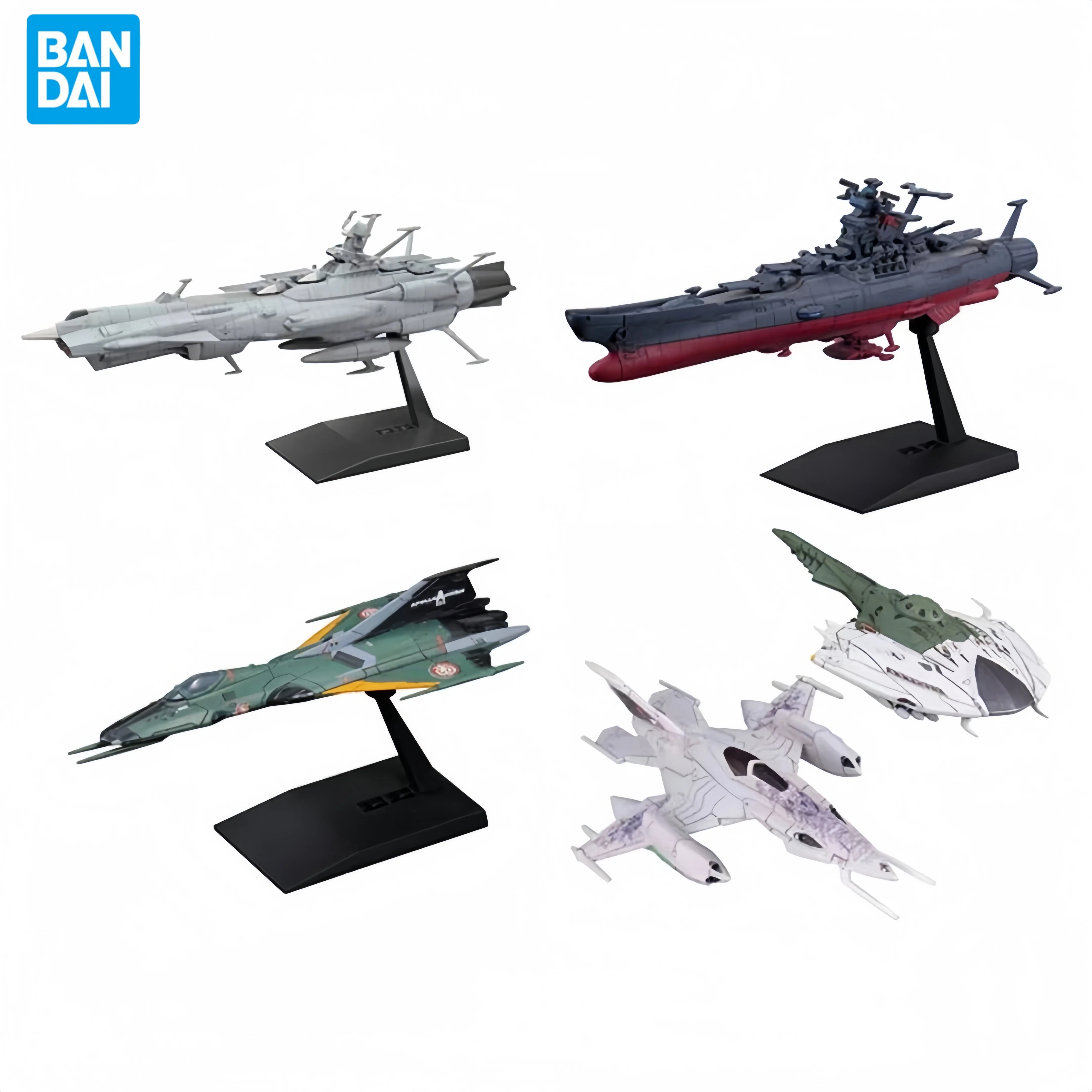 Original Bandai Machinery Collection Embassy Staff Special Aircraft Crustacean Attack Aircraft Assembled Model Desk Decor Gift