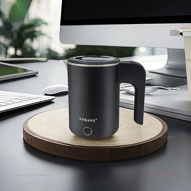 500MLステンレス製携帯用湯沸かしポット、ホテル、家族旅行、キッチン、スマートケトルポット、旅行用電気ケトル、お茶、コーヒー用