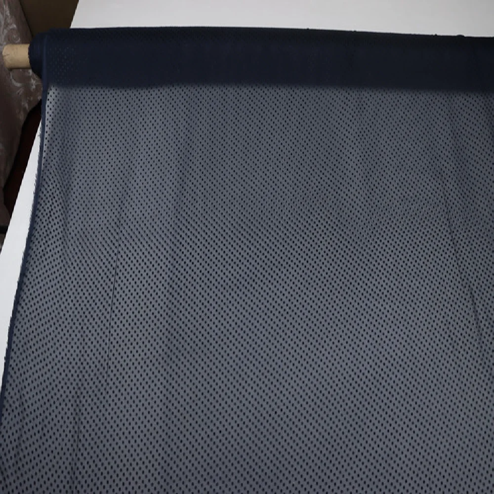 Amazing Fashion Popular Safe Silk Burn Out Fabric Opal Navy Dots Pure Silk for Lady Dress Lining Pants  Coat