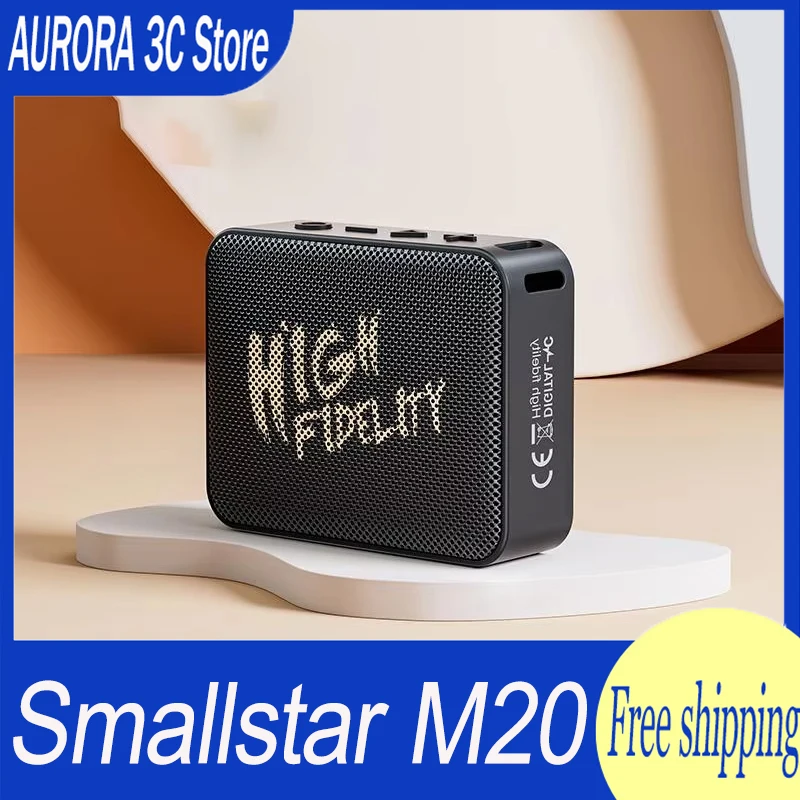 Smallstar M20 Speaker Wireless Bluetooth Speakers Portable Audio Customize Hifi Sound Radio Video Waterproof Outdoor Speaker