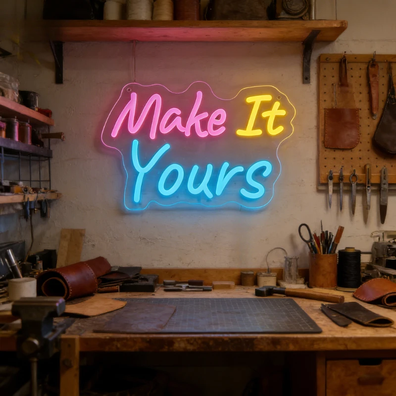 Insegna al Neon LED USB 'Make  - Desk Setup Inspiration recensione e prezzo