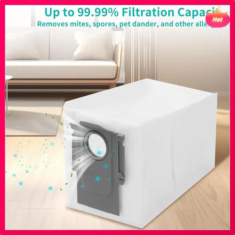 أكياس مكنسة كهربائية AD لقطع غيار ملحقات Roborock Q Revo/Qrevo Pro/Qrevo Maxv/Qrevo S/Qrevo Master/Qrevo Slim/Qrevo Curv