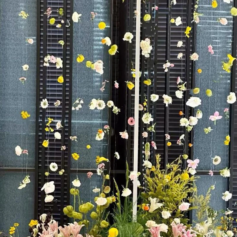 20 Stück Künstliche Schwimmende Blumen für Vorhänge, Hochzeitspaar-Fotodekorationen, DIY-Blumendesign, Bastelzubehör, Heim- und Partydekoration – Detail 3