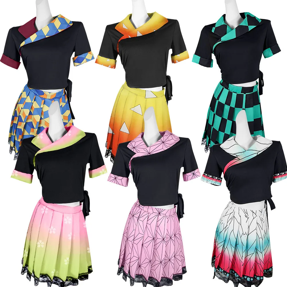

Adult Cosplay Dress Set, Muzan Kibutsuji, Tanjiro Kamado, Butterfly Ninja, Shinobu Kocho, Cosplay Women's Clothing