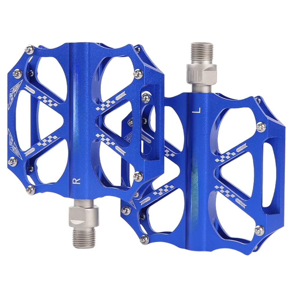 Aluminum Alloy CNC Bike Pedals Built for Durability and Responsiveness Featuring Dual Bearings and Extended for tread Coverage