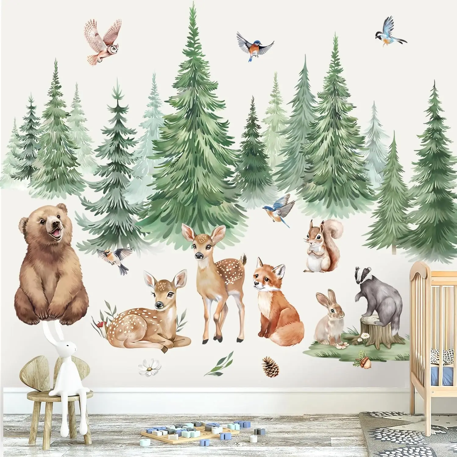 Woodland Animal Wall Stickers 3