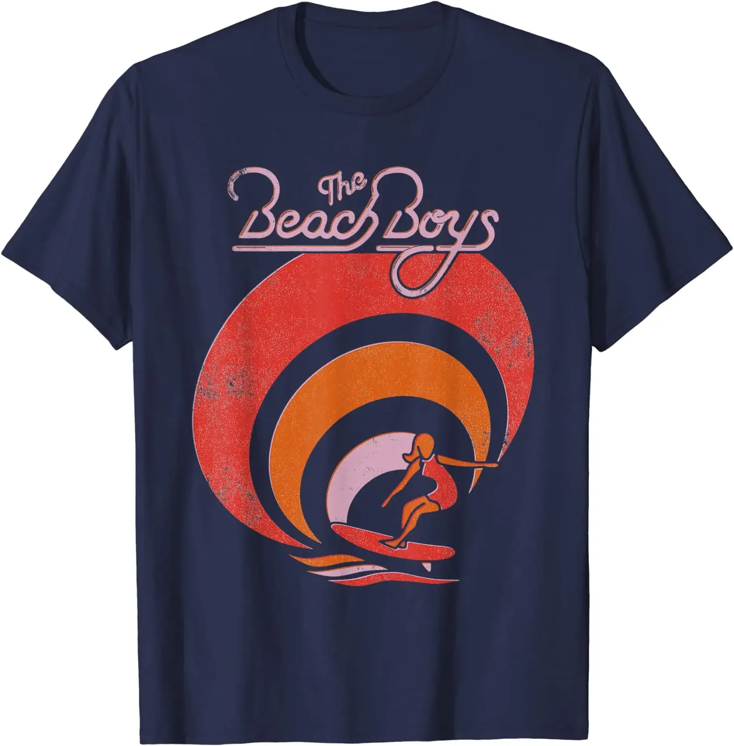 Beach Boys Surfer Girl T-Shirt Men Clothing Men T Shirt Vintage T Shirt Streetwear Cotton Daily Four Seasons Tees Casual