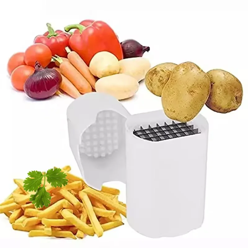

1/2PCS French Fry Cutter Natural Cut Rapid Slicer Vegetable Potato Tool Food Veggie Dicer Veg Chopper For Kitchen Home