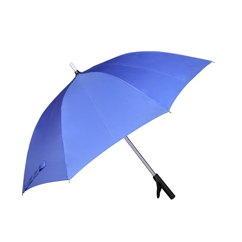 LED Flashing Transparent Umbrella Red Rain Umbrella for Men and Women Waterproof and Windproof for Hiking Night Walks
