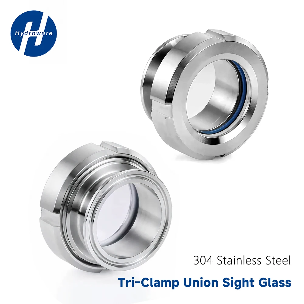 Tri Clamp Stainless Steel Sanitary Sight Glass Kit - 1.5