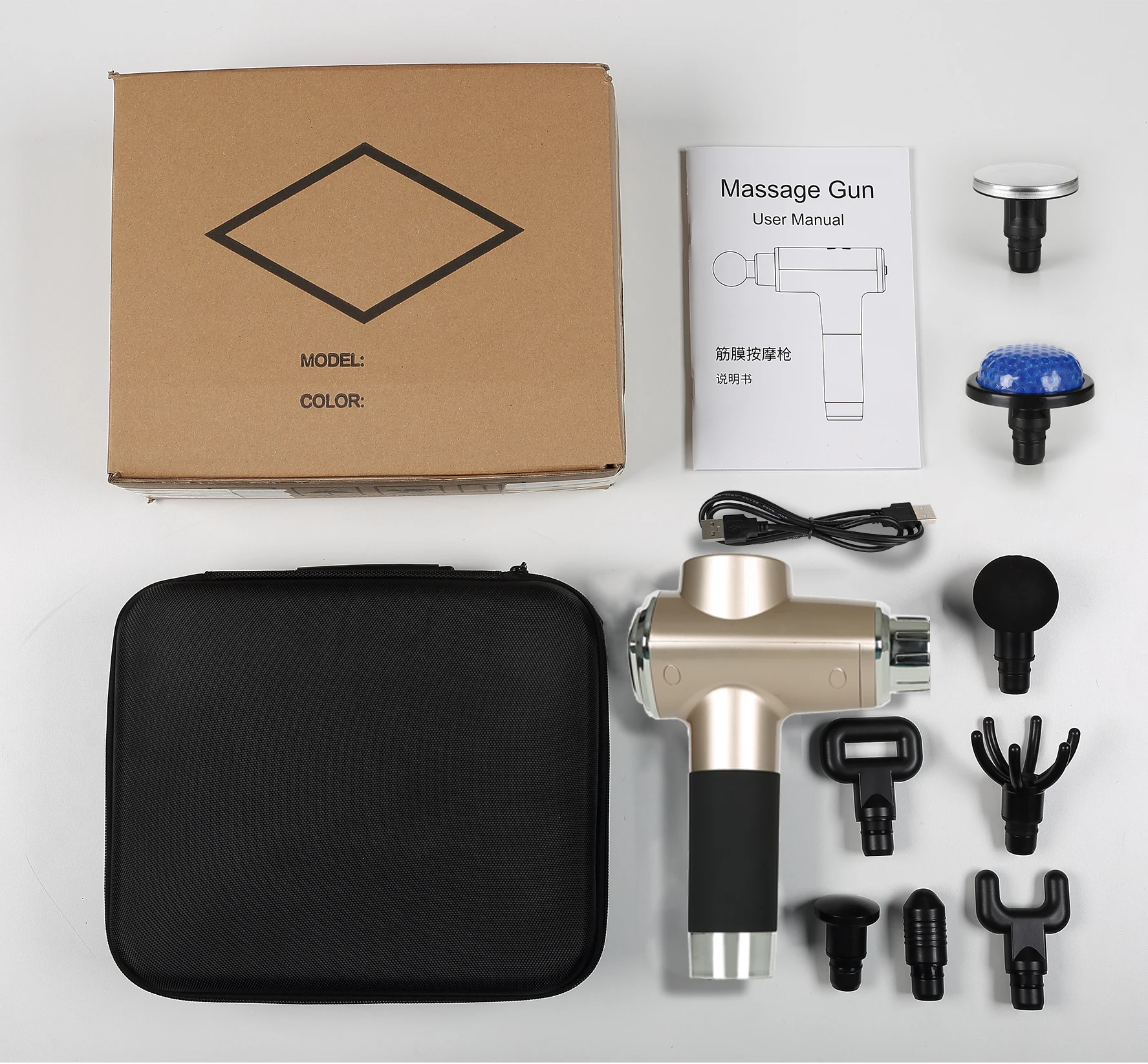 Muscle Gun Massager, Professional Heat Gun, 20-Speed Adjustable, LCD Touch Screen, Percussion Massage Pistol, Deep Tissue Relief view 6