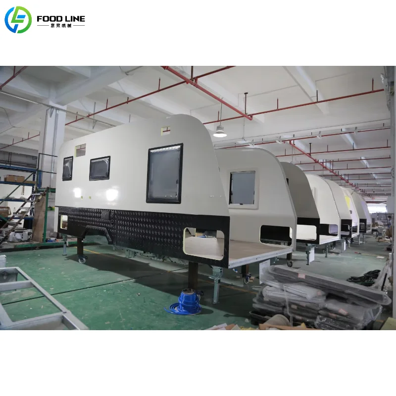 Customized Factory New Mini Tear Drop Camper Trailer High Quality with Popular Design for Outdoor Camping and Travel Use