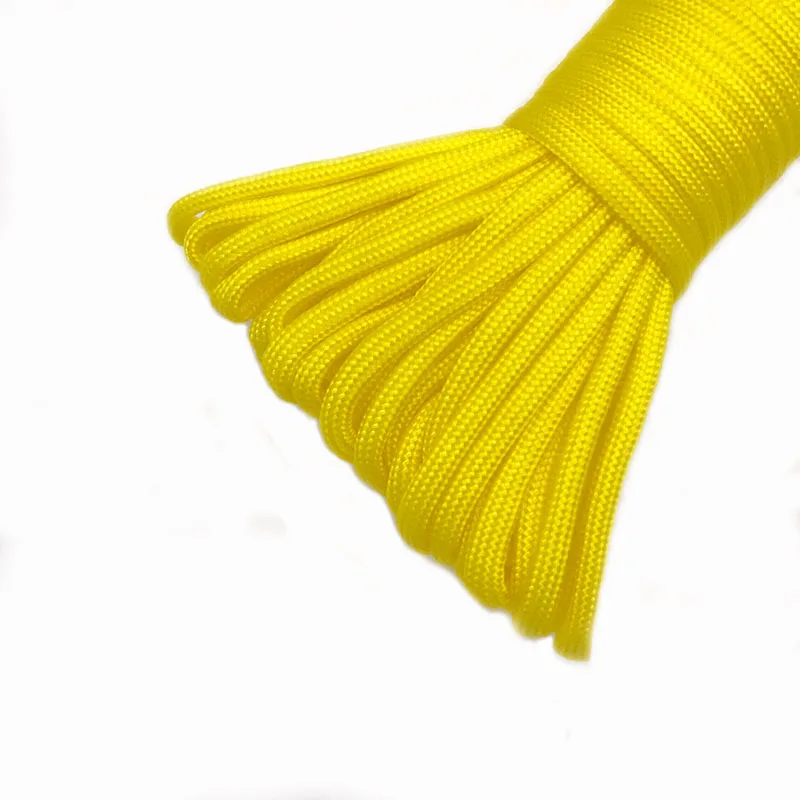 4 maten dia. 4 mm 7 standcores paracord 550 voor survival parachutekoord lanyard klimmen camping touw wandelen waslijn armband