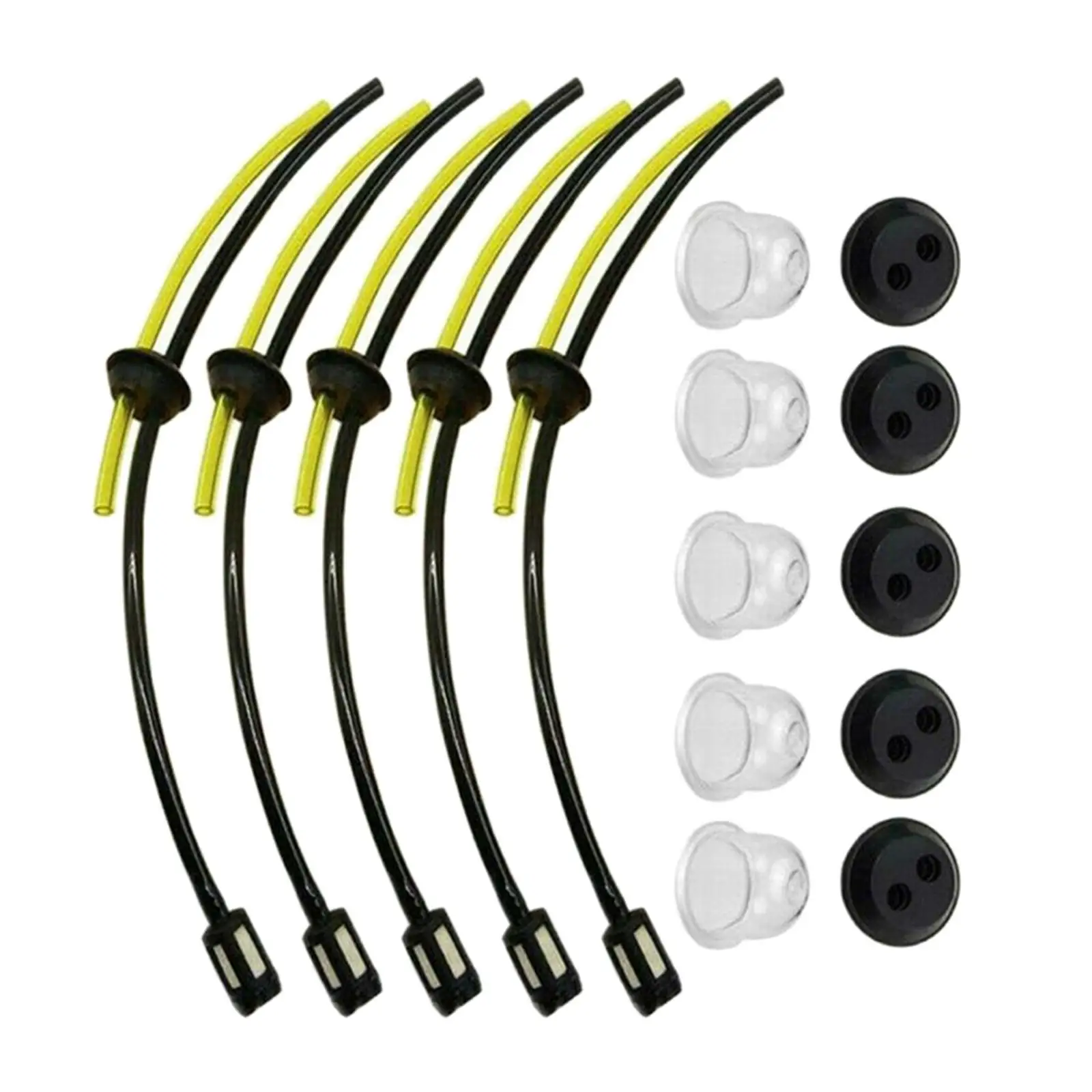 5x Universal Fuel Line Hose Pipe Filter for Strimmer Lawnmower Power