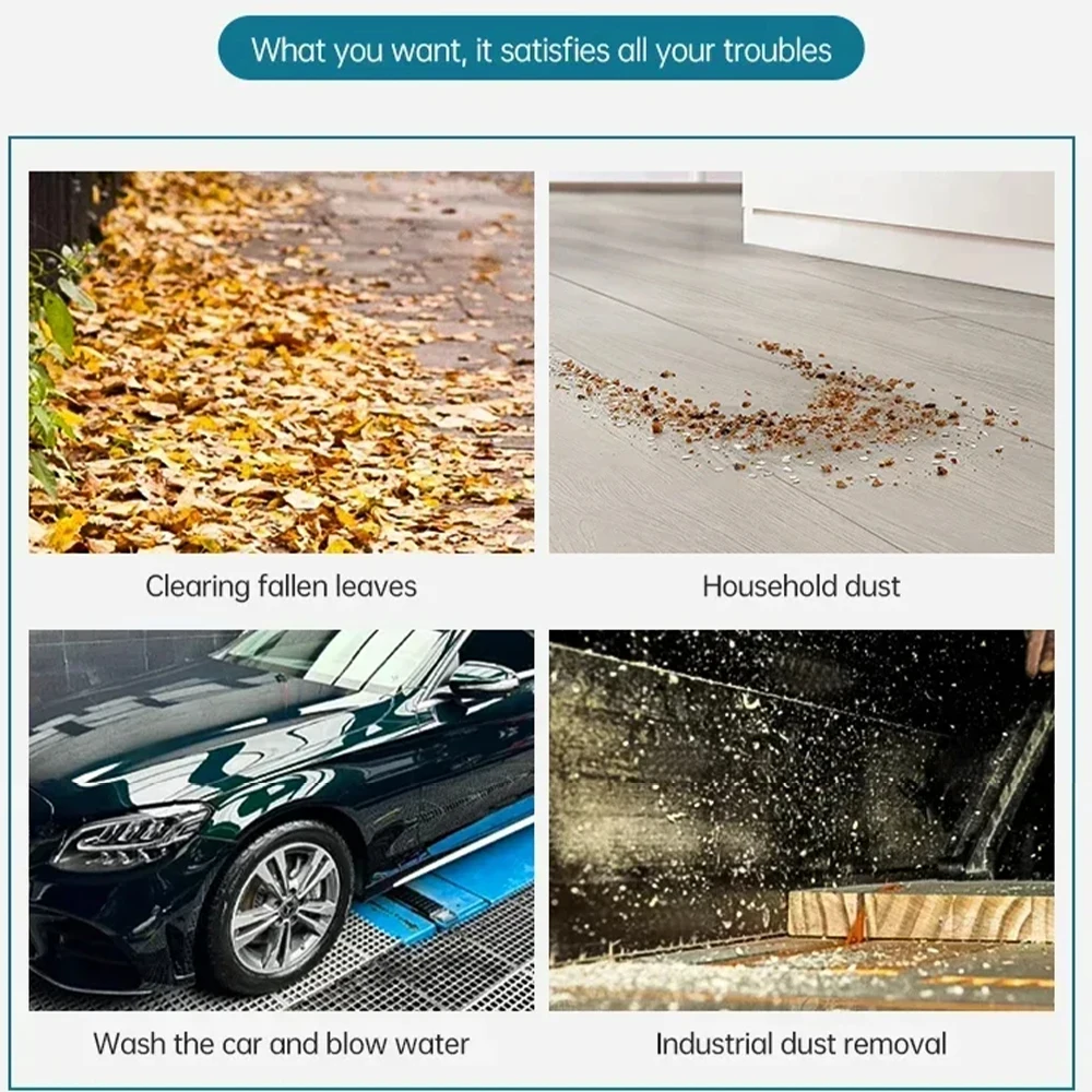 Portable Mini Jet Blower Turbo Fan Wireless Handheld with Violent Air for Makita\Dewalt\Milwaukee\Bosch\Ryobi 20V Li-ion Battery