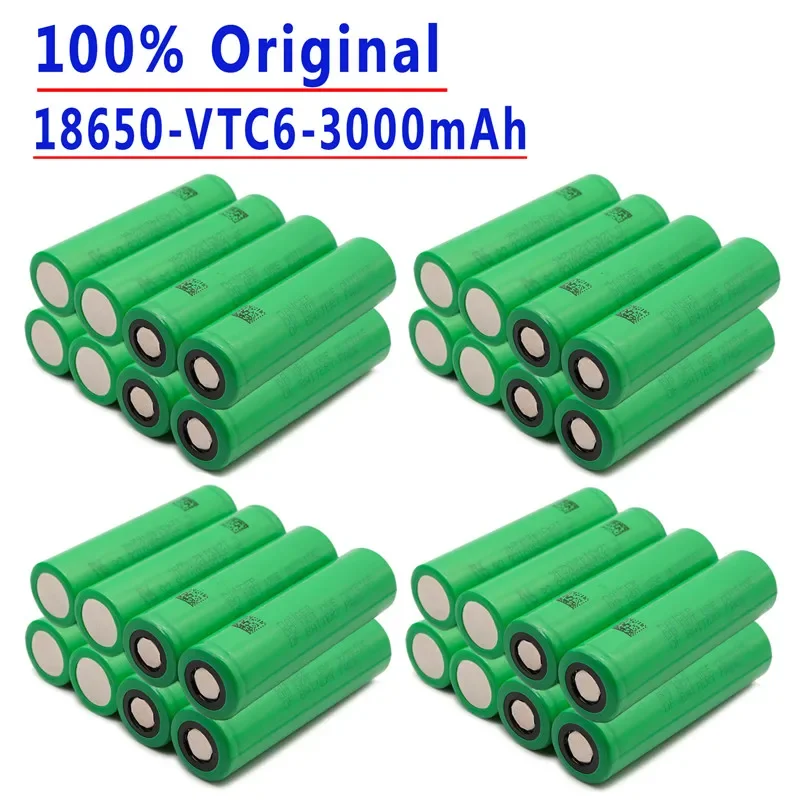 Vtc6 3.7V 3000mAh Rechargeable Lithium Ion Power Battery 18650.20a Suitable For Toy Cars Electric Vehicle. Flashlight.