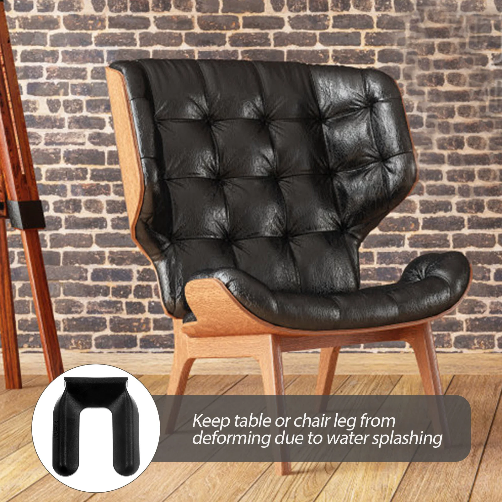 4 قطعة لقط فتحة كرسي المذرة سدادة سميكة الأثاث الساق يغطي عجلة المثبت الطابق حامي المضادة للانزلاق دائم #2