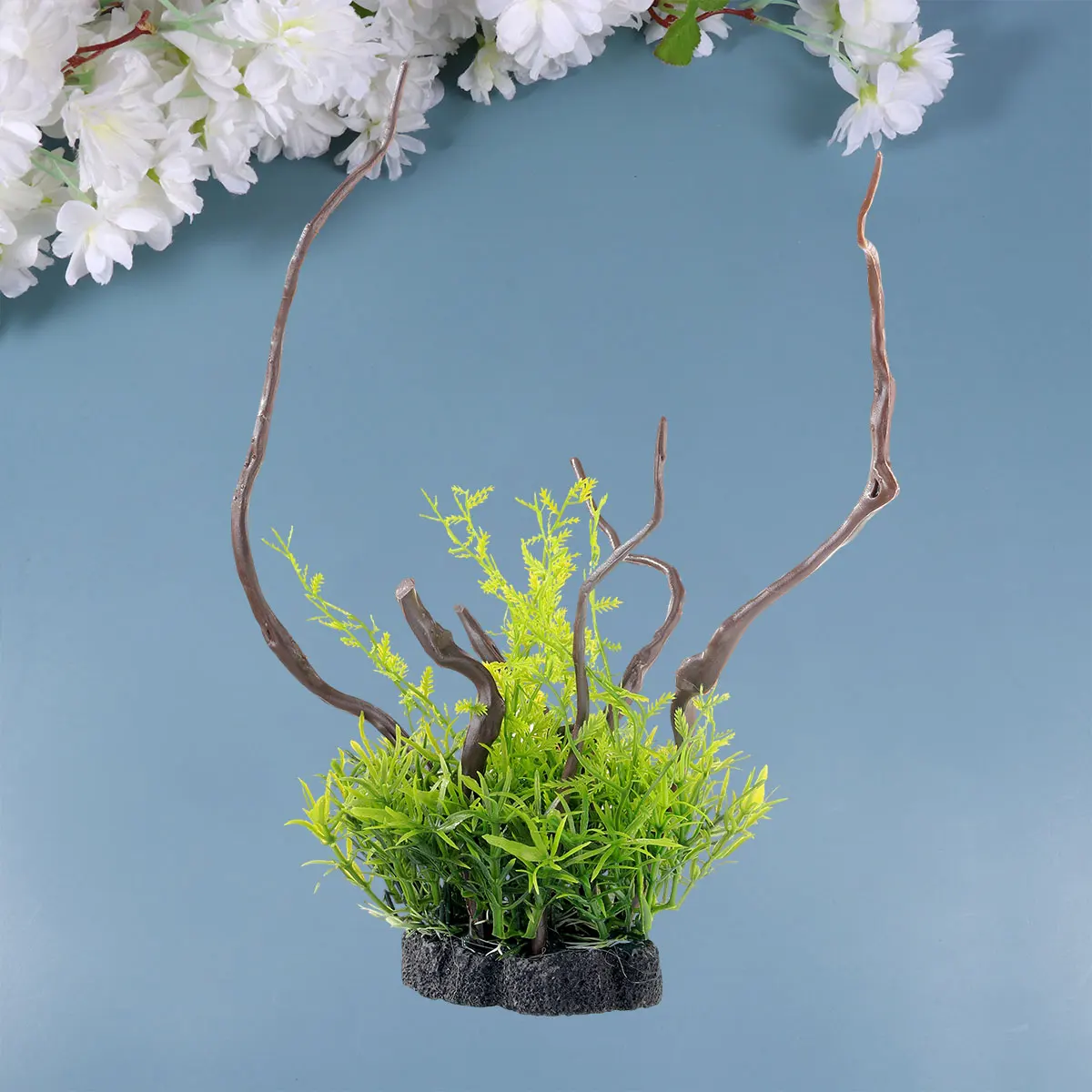 

Artificial Aquarium Decoration Realistic Water Grass For Aquariums Fake Plants Underwater Ornament Green Long-Lasting Vivid