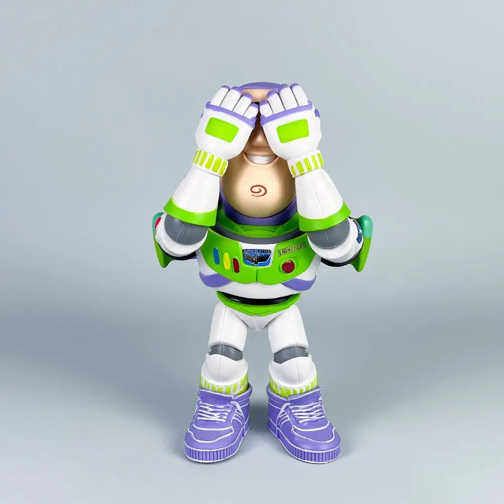 Figuras de Anime Toy Story Shy Buzz Lightyear, figura de nave espacial, modelo de muñeca, decoración, juguete para regalo coleccionable