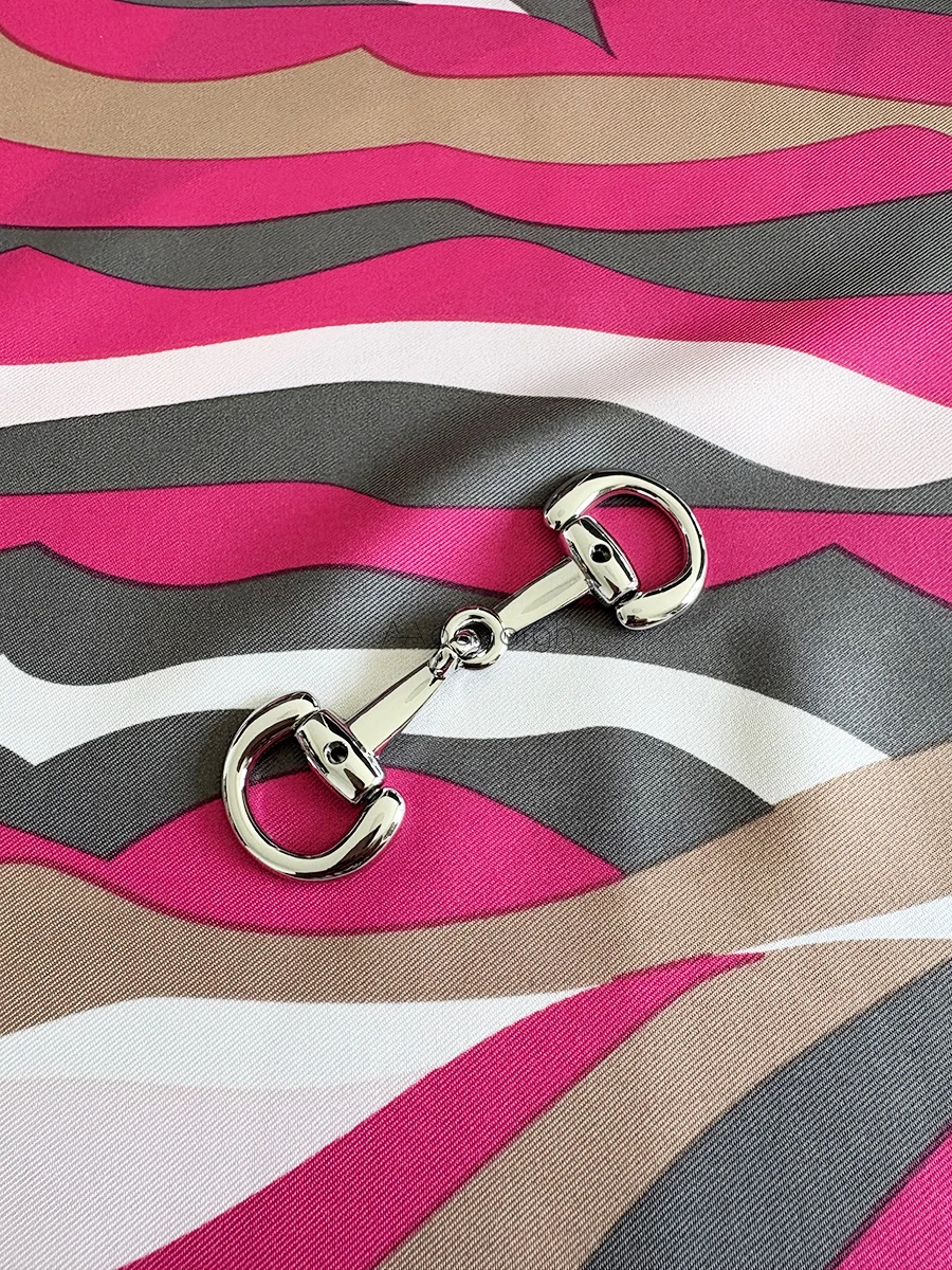 Luxury Scarf Buckle 90cm 110cm Shawls Ring Scarfs Button Brooch Elegant Style Accessories