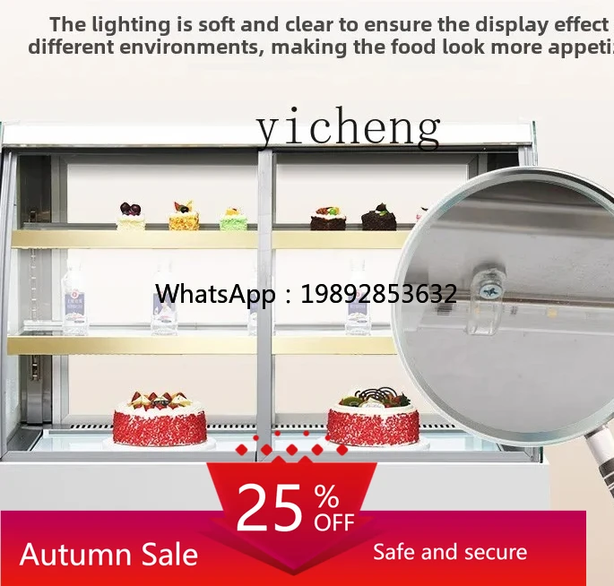 

ZZ commercial refrigerated display cabinet air-cooled cake cabinet desktop small fresh-keeping cabinet