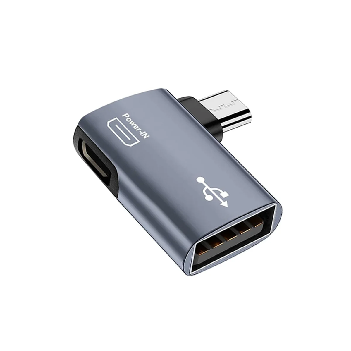 Unique! 2Pcs OTG Adapter for Fire TV Stick 90 Degree Left/Right Angle Micro-USB to USB OTG Adapter for Android Phone Tablet