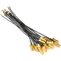 10pcs 15cm Adapter Cable  IU.FL UFL To SMA Female Antenna Internal Hole WiFi GSM 3G GPS 4G Module Wire