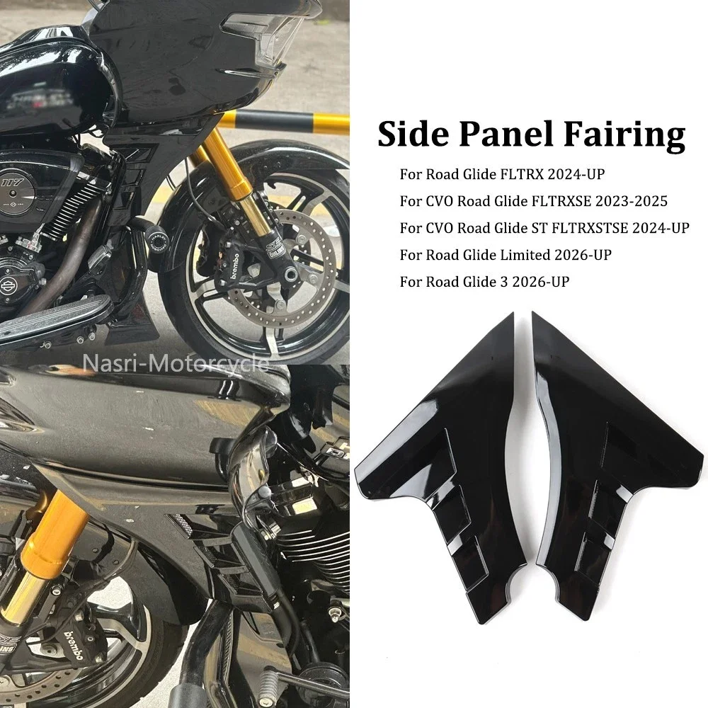 

Комплекты кронштейнов для крепления боковых панелей мотоциклов Harley Road Glide FLTRX 2024-UP, Road Glide Limited, Road Glide 3 2026-UP