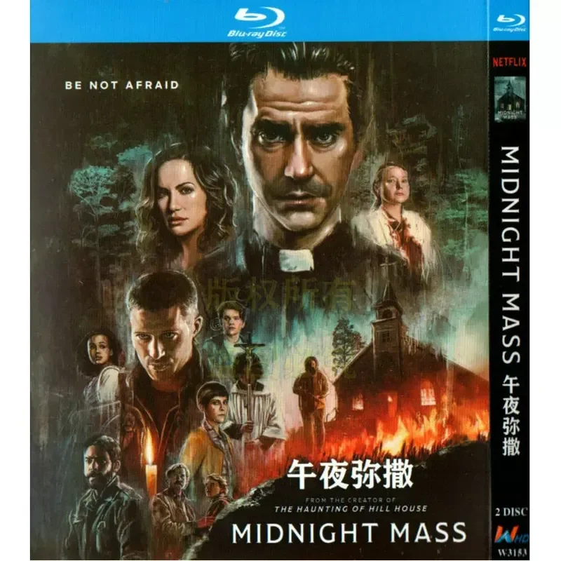 American Thriller Horror TV Series Midnight Mass BD Blu-ray High Definition 2 Disc