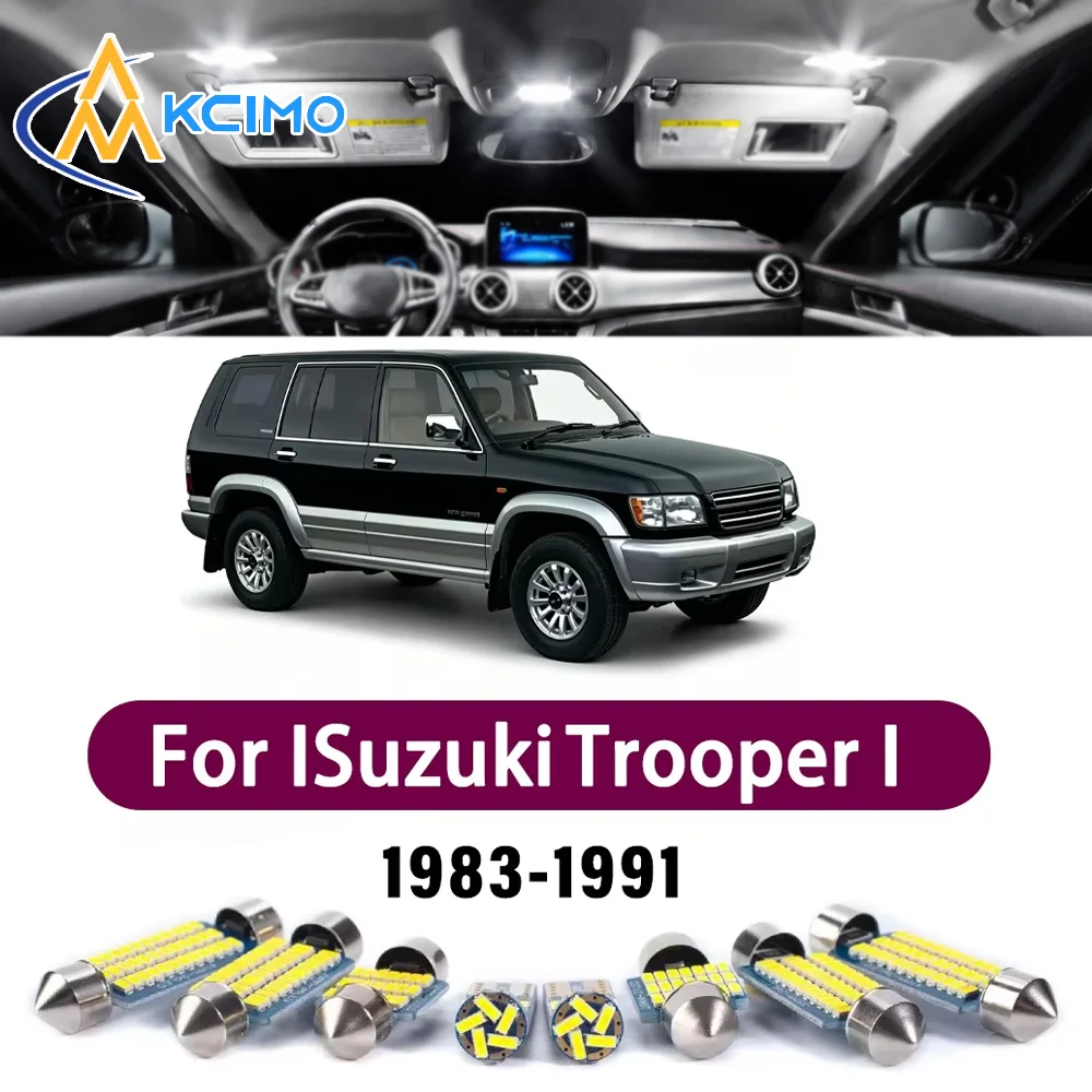 Energy Saving & Safer LED Interior For ISuzuki Trooper I 1983-1991 Canbus Car Dome Reading Trunk Lamp Auto Lighting Accessories
