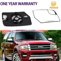 Heating Side Mirror Glass Lens Wing Rear View Mirror Glass for Ford Expedition 2012-2017 Accessories CL1Z17K707A  CL1Z17K707C