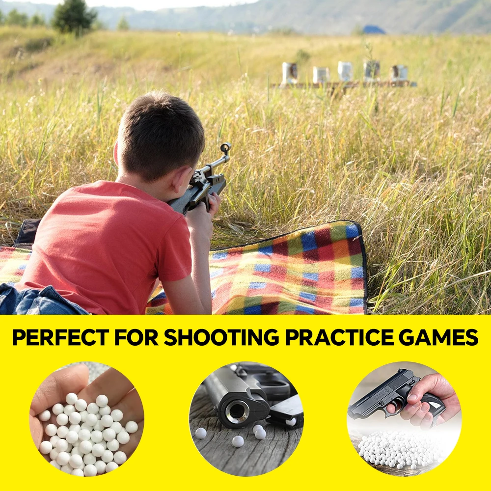 1000/2000 جولة 6 مللي متر Airsoft BBs الرصاص 0.1 جرام 0.2 جرام 0.25 جرام BB سترايكبول بندقية بندقية كرات بلاستيكية BB لبنادق الادسنس BB الكريات