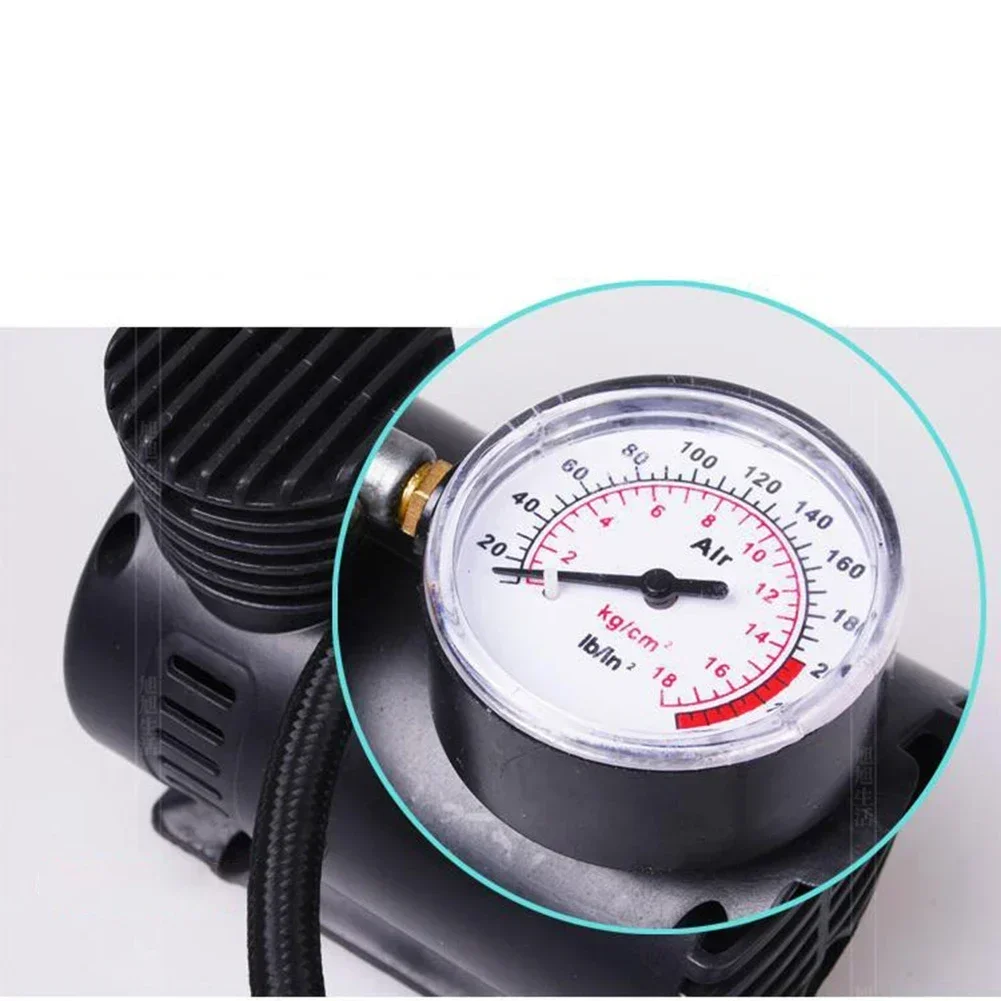 Portable 12V 300psi  Air Compressor Pump Tire Tyre Inflator  For Auto Motorcycle Direct Replacement  Car Accessories