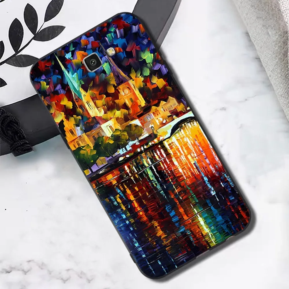 L-Leonid Oil A-Afremov Painting Phone Case For Samsung J 7 Plus 7core J7 Neo J6 Plus Prime J6 J4 J5 Mobile Cover