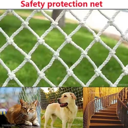 White Nylon Net Child Safety Net Building Mesh Rope Against Falling Net Balcony Window Staircase Fence Protection Baby Cat Dog