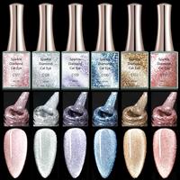 Canni 6 Colors/Set New 16ml UV/LED Nail Gel Polish Kit Nail Salon Professional Long Lasting Soak Off Uv Gel Varnish Set