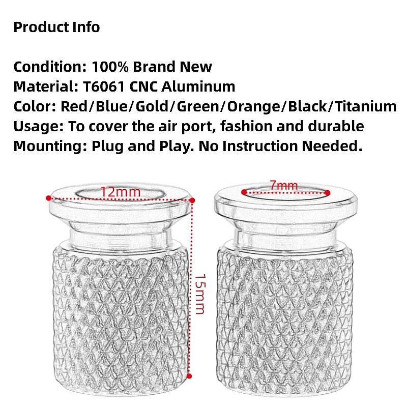 New Motorcycle Cycle Valve Stem Covers Wheel Tire Caps For Harley Davidson ADV 1250 PA1250 Special Softail Sportster Touring
