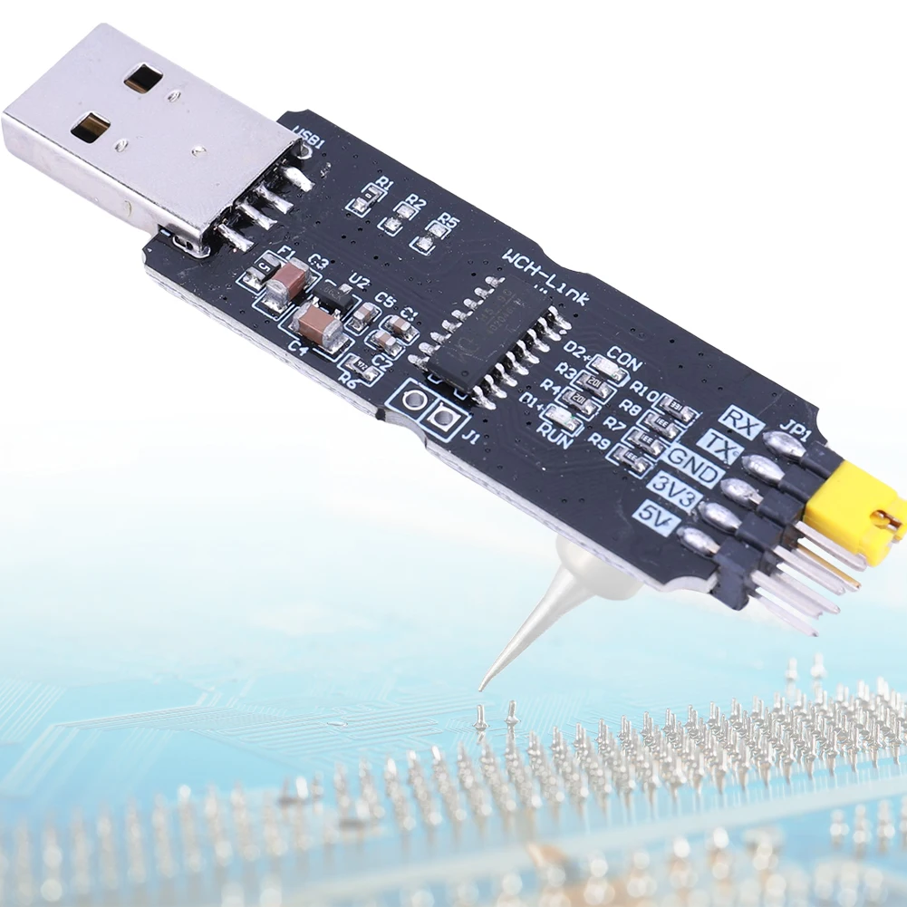 WCH-Link Emulator CMSIS-DAP Download Type-C/USB Debug RISC-V Online 5V/3.3V SWDTTL ARM